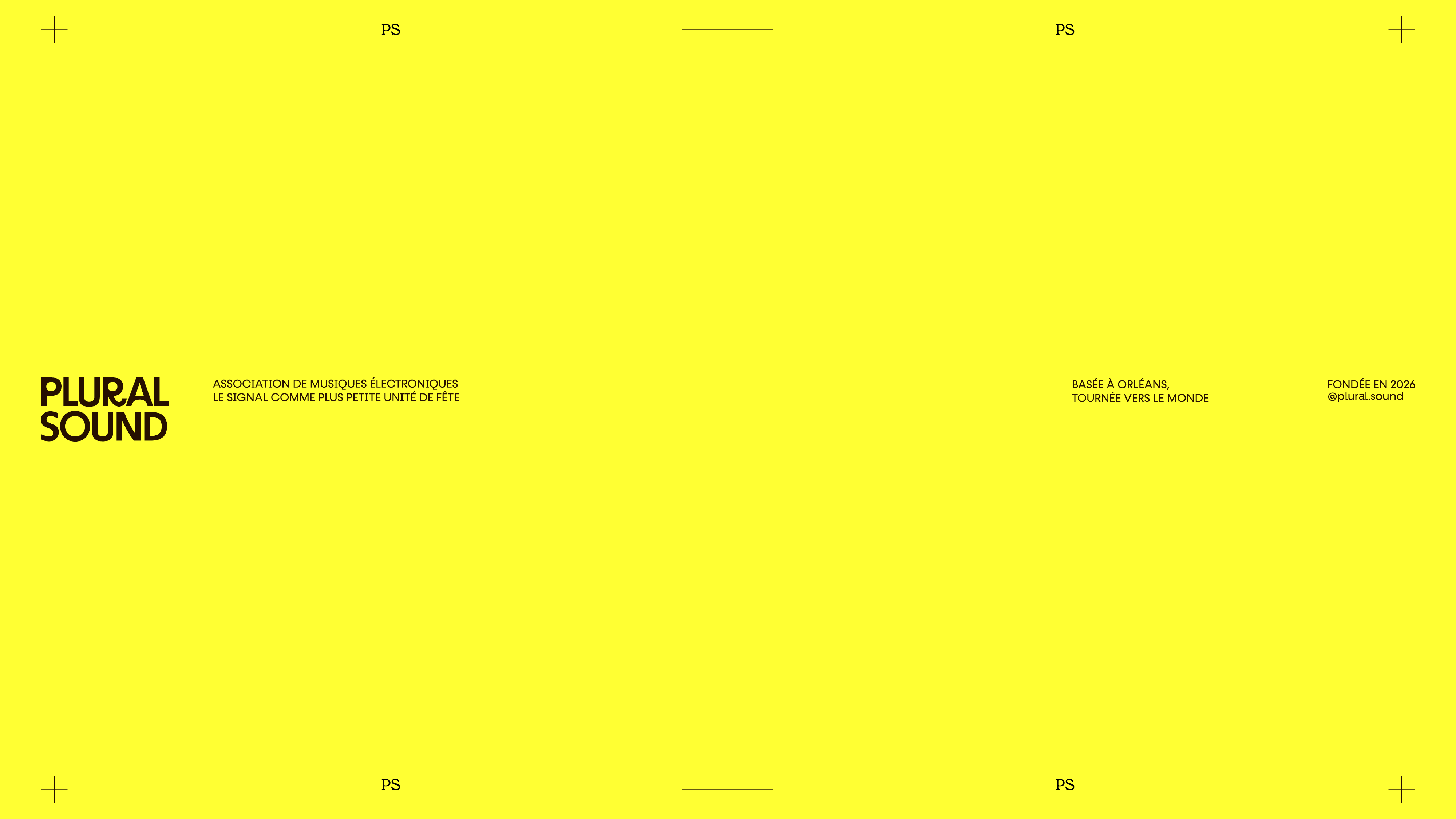 Identité visuelle de Plural Sound