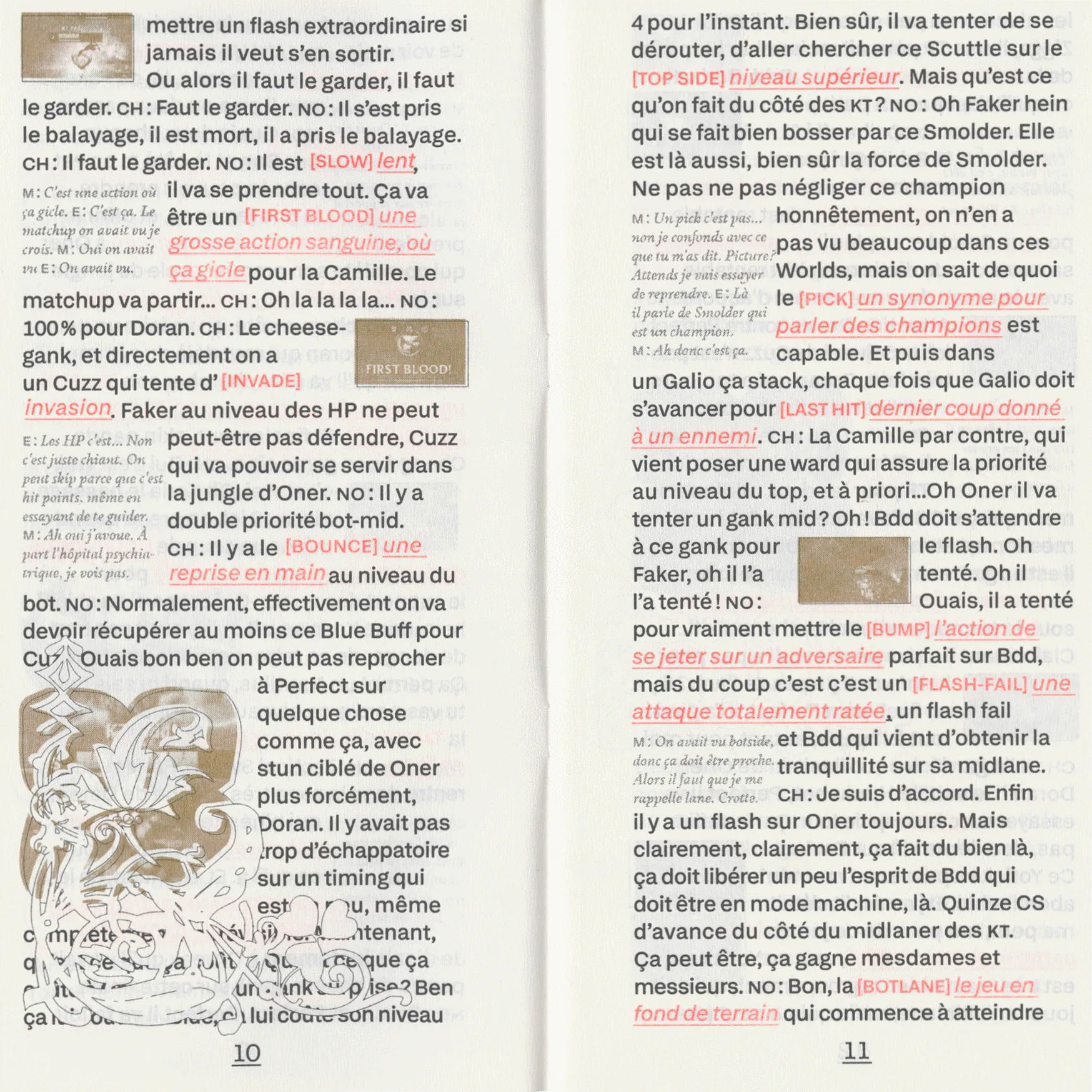 Glossaire mère-fils, double page 5