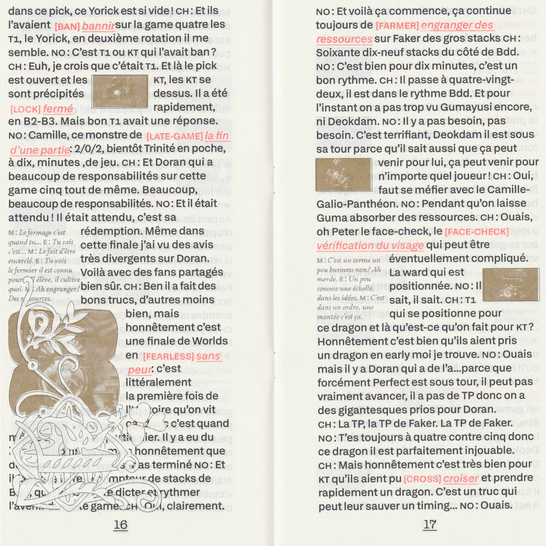 Glossaire mère-fils, double page 8